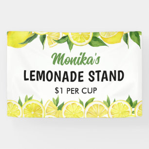 Personalisierte Limonade Banner