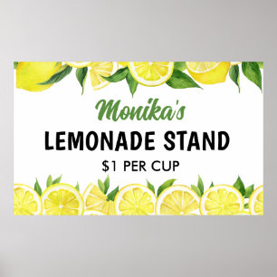Personalisierte Limonade Poster