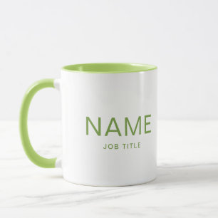 Personalisierte Limone Combo-Tasse mit Ihrem Namen Tasse