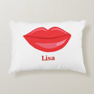 Personalisierte Lippen Kissen