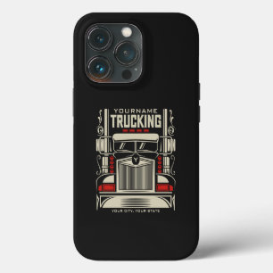 Personalisierte LKWing 18 Rad BIG RIG LKW iPhone 13 Pro Hülle