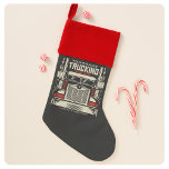 Personalisierte LKWing 18 Rad BIG RIG LKW Weihnachtsstrumpf<br><div class="desc">Personalisiert Achtzehn Roller Trucker Big Rig Semi Truck Trucking Company Design - Mit Ihrem Namen und individuellem Text!</div>