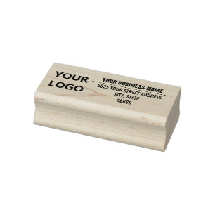 Personalisierte Logo-Adresse Rubber-Briefmarke Gummistempel