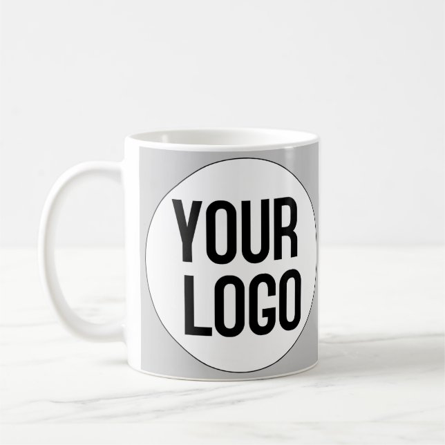 Personalisierte Logo-Designvorlage auf Tasse (Links)