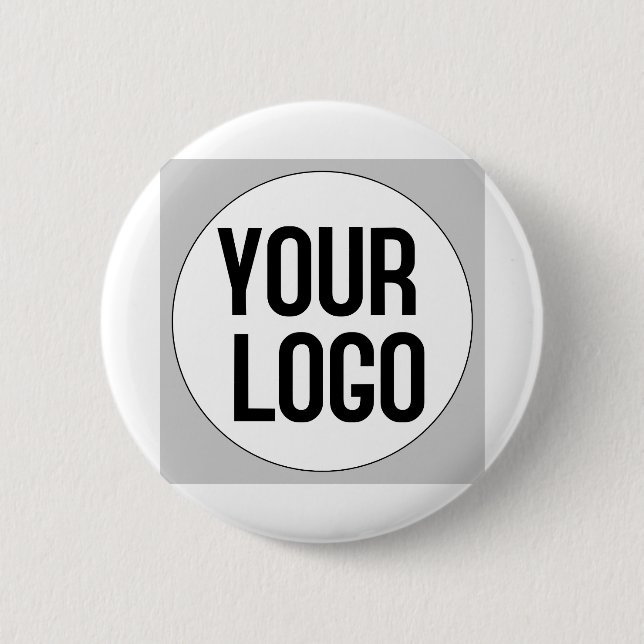 Personalisierte Logo-Designvorlage Button (Vorderseite)