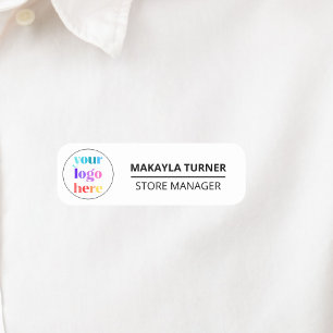 Personalisierte Logo-Mitarbeiter-Magnet- oder Sich Namensschild