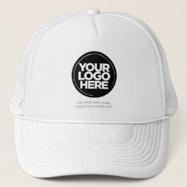 Personalisierte Logo- und Text-Baseballmütze Truckerkappe