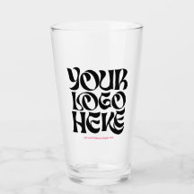 Personalisierte Logo- und Text-Biergläser