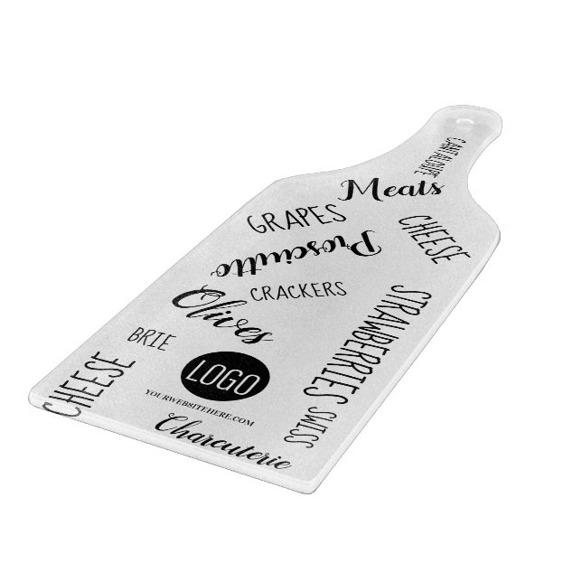 Personalisierte Logo-Website: Grading Business Schneidebrett (Ecke)