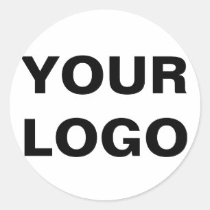 personalisierte Logoaufkleber, Großauftrag Runder Aufkleber