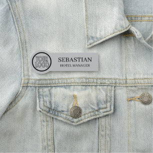 Personalisierte Logodetails für Mitarbeiter/Mitarb Namensschild