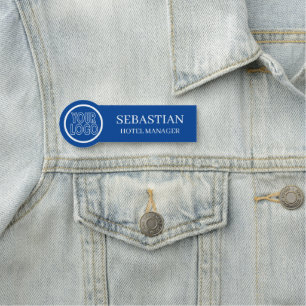 Personalisierte Logodetails für Mitarbeiter/Mitarb Namensschild