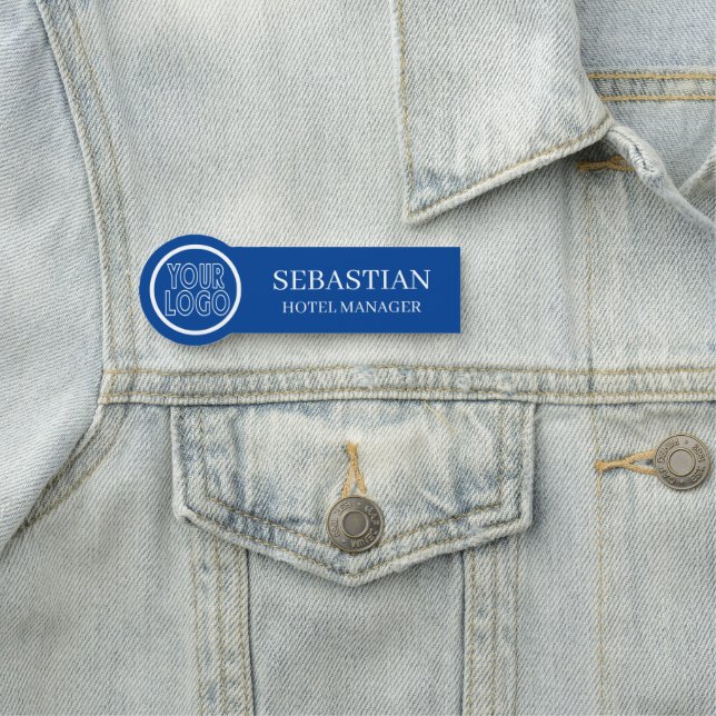 Personalisierte Logodetails für Mitarbeiter/Mitarb Namensschild (Beispiel)