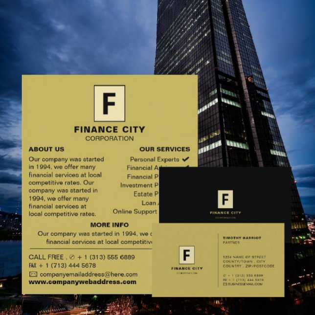 Personalisierte Logos, Berufliches Business & Fina Visitenkarte (Von Creator hochgeladen)