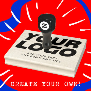 Personalisierte Logos und Berufliche Textvorlage Gummistempel