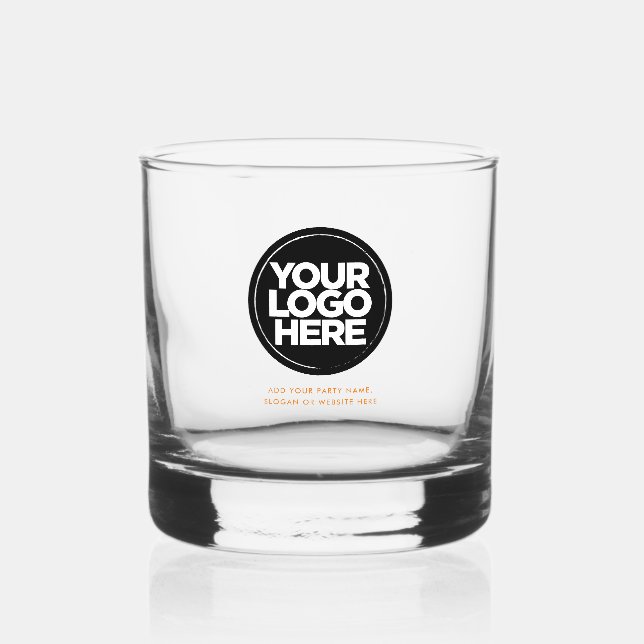 Personalisierte Logos und Text-Whiskey-Gläser Whiskyglas (Vorderseite)