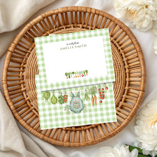 Personalisierte lokal angebaute frische Bauern-Not Mitteilungskarte