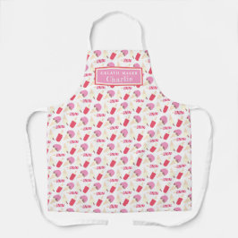 personalisierte Lollenkeulenmuster Schürze