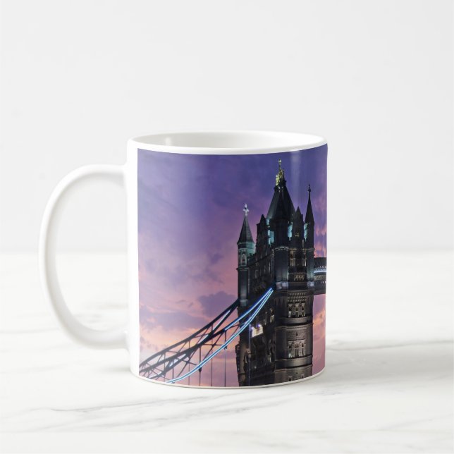 Personalisierte London Bridge Tasse (Links)