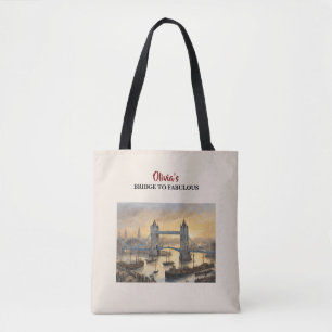 Personalisierte London Tower Bridge Shoulder Tasch