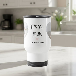 Personalisierte Love You Nonna Custom Reisebecher