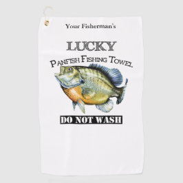 Personalisierte Lucky Panfish Handtuch