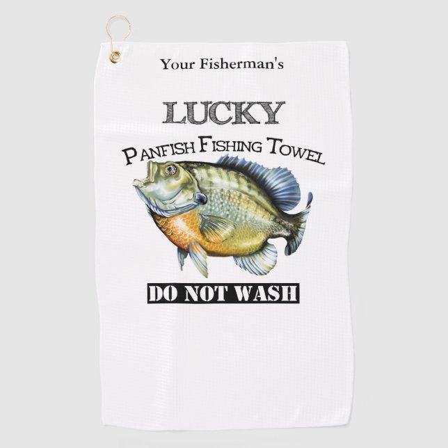 Personalisierte Lucky Panfish Handtuch (Vorderseite)
