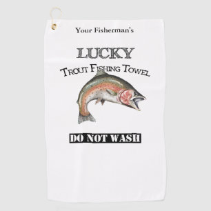 Personalisierte Lucky Trout Handtuch