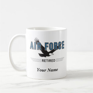Personalisierte Luftwaffen-Rentner-Tasse Kaffeetasse