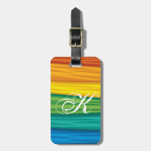 Personalisierte Luggage Tag lgbtq Regenbogenflagge Gepäckanhänger