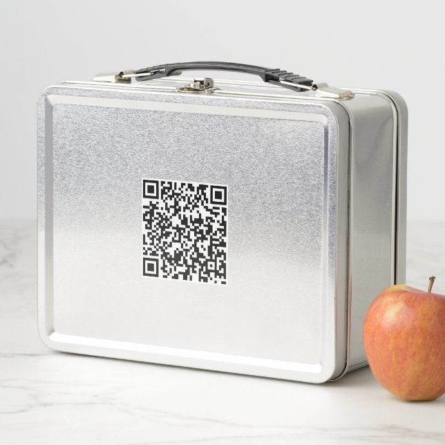 Personalisierte Lunchbox mit Scannercode (Beispiel)