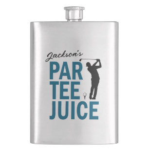 Personalisierte lustige Golf Par Tee Saft-Flasche Flachmann