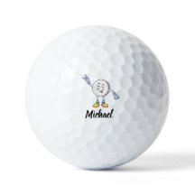 Personalisierte lustige Golfbälle mit Namen