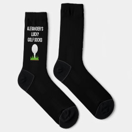 Personalisierte lustige Golfschuhe für Golfer und Socken