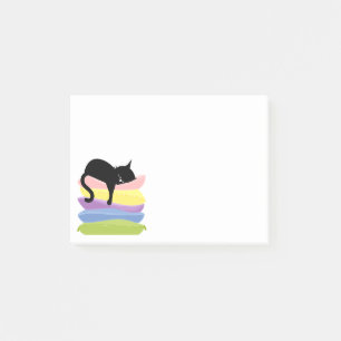 Personalisierte lustige Katzen-Cartoon Post-it Klebezettel