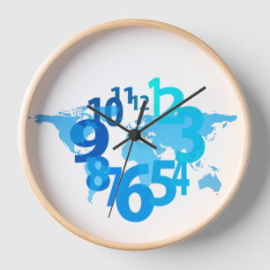 Personalisierte lustige Wanduhr