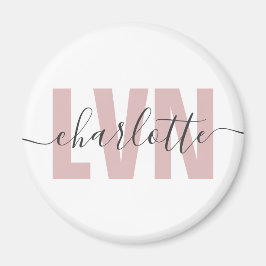 Personalisierte LVN-Lizenz für die Krankenschweste Magnet