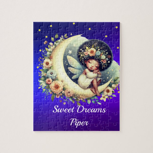 Personalisierte Mädchen Puzzle (Vertikal)