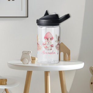 Personalisierte magische Fairy Floral Garden Pixie Trinkflasche