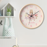Personalisierte magische Fairy Floral Garden Pixie Uhr<br><div class="desc">Fügen Sie Ihrem kleinen Zimmer eine Touch der Zauberei hinzu, mit unserer Personalisierten Zauberblumengarten-Uhr! Diese wunderbare Uhr ist der perfekte Weg, um ihren Raum mit Launen und Charme zu versehen und ihnen dabei zu helfen, Zeit zu erzählen. Unsere Uhr wurde mit Sorgfalt und Liebe zum Detail gestaltet und zeichnet sich...</div>