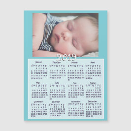 Personalisierte Magnet-Kalender 2019 Baby Foto Magnetkarte