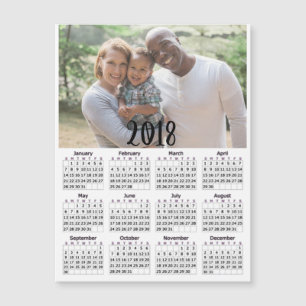 Personalisierte Magnetfotokarte 2018 Magnetkarte