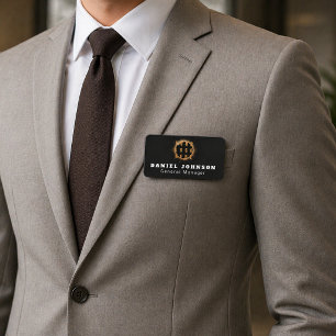 Personalisierte magnetische Firmenmitarbeiter Namensschild