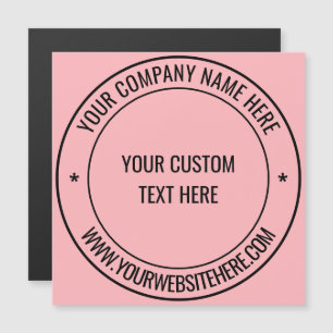 Personalisierte magnetische Visitenkarte - Farbe Magnetkarte