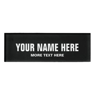 Personalisierte Magnetnamensmarken für Firmenereig Namenschild