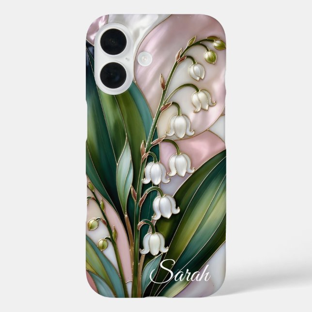 Personalisierte Maiglöckchen-Handyhülle Case-Mate iPhone Hülle (Rückseite)