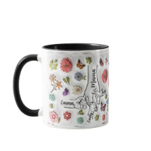 Personalisierte Mama - 3 Kinder Tasse