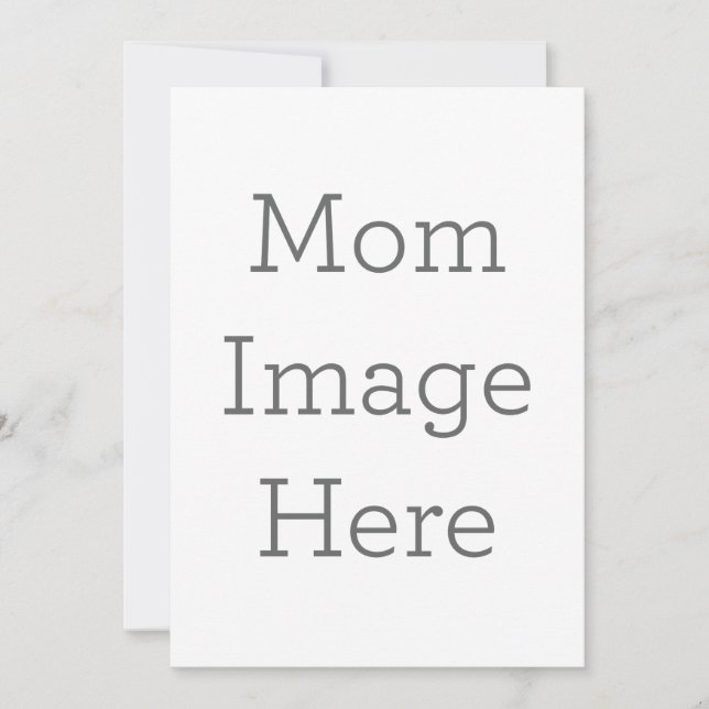 Personalisierte Mama Einladung (Vorderseite)