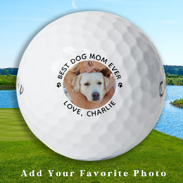 Personalisierte Mama für den besten Hund je benutz Golfball