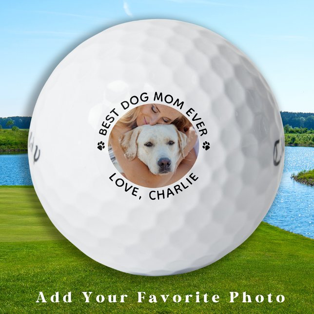 Personalisierte Mama für den besten Hund je benutz Golfball (Von Creator hochgeladen)
